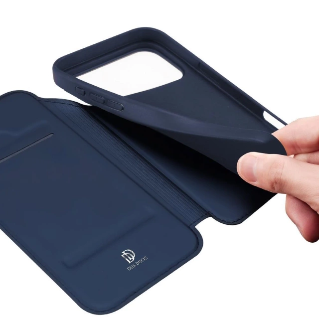 Etui Kabura do iPhone 17 Pro Max Dux Ducis Skin Pro Niebieski