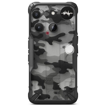 Etui Ringke Fusion X Camo Black do Nothing Phone 3, pancerne