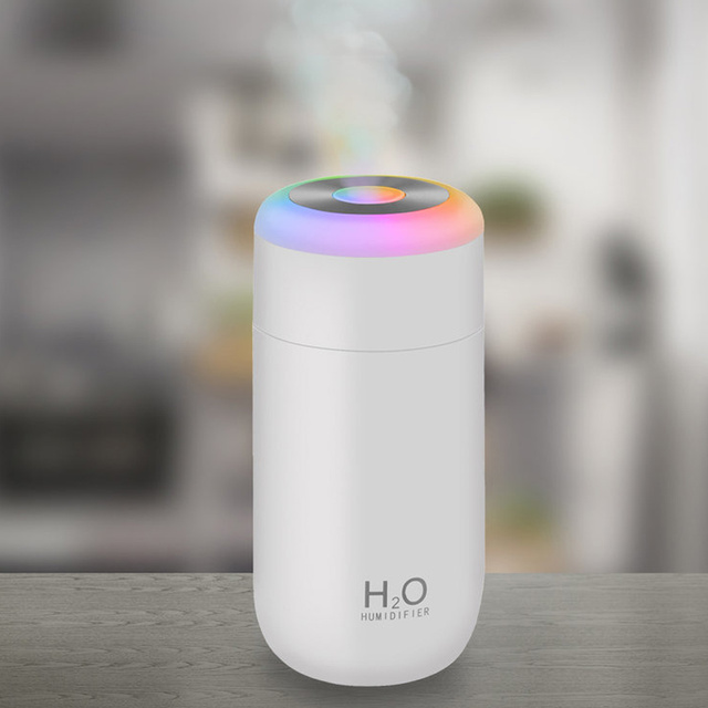 Nawilżacz powietrza dyfuzor zapachu LED Aromaterapia USB Biały