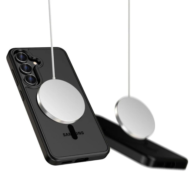 Чохол для Samsung Galaxy S25 Edge Tech-Protect MagMat MagSafe Czarne