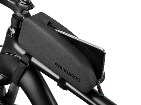 Vodotěsné pouzdro, taška, brašna na kolo na rámu RockBros AS-019-1 Black