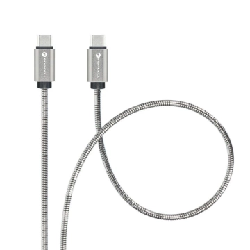 USB-C-auf-USB-C-Kabel 60 W 1 m Forcell Steel QC 4.0 PD CarPlay