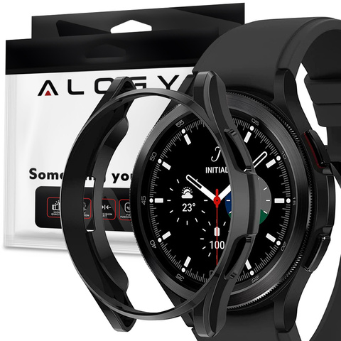 Alogy silikónové puzdro pre Samsung Galaxy Watch 4 Classic 42mm Black