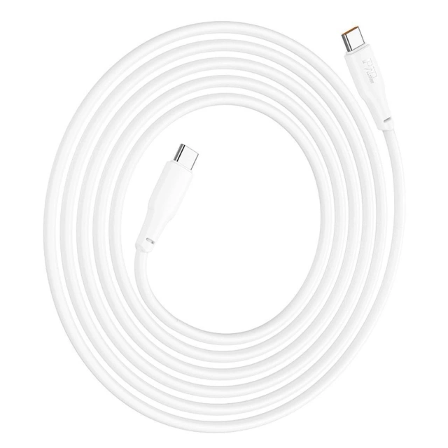 HOCO Cable Type C to Type C X93 2m White PD 100W 5A Fast Charging