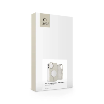 Чохол для iPhone 16 Tech-Protect Silicone Pure MagSafe Cosmic Latte