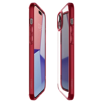 Etui Spigen Ultra Hybrid für Apple iPhone 15 Plus Red Crystal