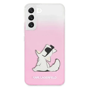 Karl Lagerfeld KLHCS22MCFNRCPI S22  S906 hardcase różowy/pink Choupette Eat