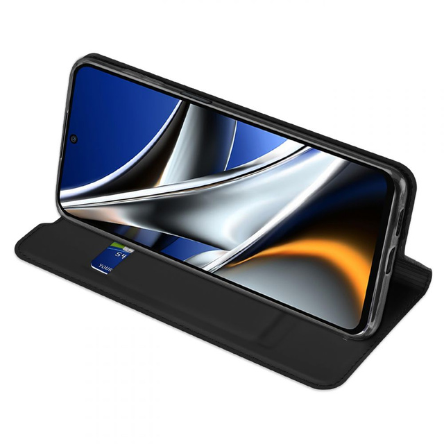 Protective Flip Case Dux Ducis Skin Pro Leather for Xiaomi Poco X4 Pro 5G Black