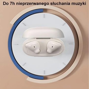 Bluetooth 5.3 slúchadlá USAMS TWS Séria US Dual mic bezdrôtová modrá/modrá BHUUS03