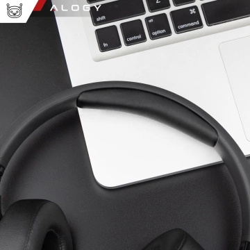 Alogy Ersatz-Kopfbügelpolster aus Schaumstoff für JBL T450, T500 und T600BT, Schwarz