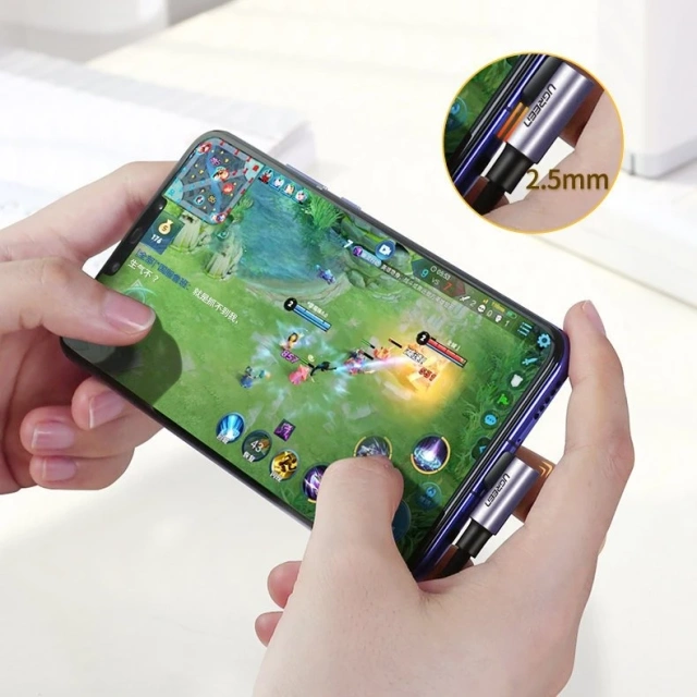 Кутовий кабель Ugreen USB Type C - USB Type C Power Delivery 60W 20V 3A 1m Чорний/Сірий (US255 50123)