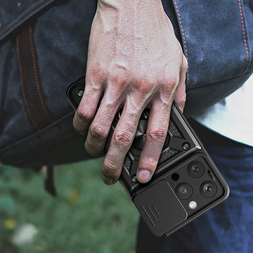 Alogy Camshield Stand Ring Case mit Kameraabdeckung für Apple iPhone 14 Pro Glass