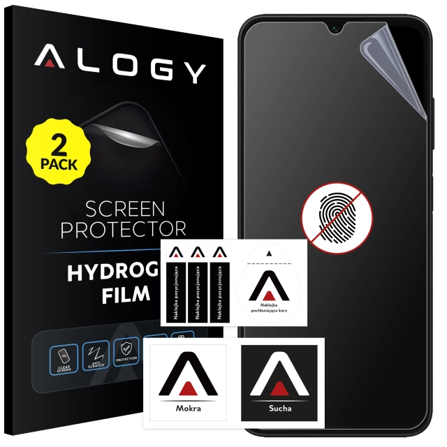 2x Folia "MATOWA" do Samsung M13 Hydrożelowa Alogy HydroSkin Matte Pro™ na ekran do etui "BEZ ODCISKU PALCÓW"