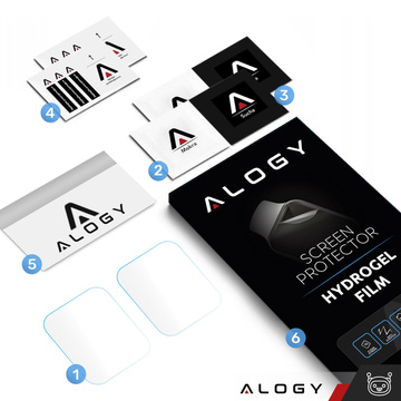 2x гідрогелева захисна плівка Alogy Hydrogel для Smartwatch для Apple Watch Ultra/Ultra 2 49 мм