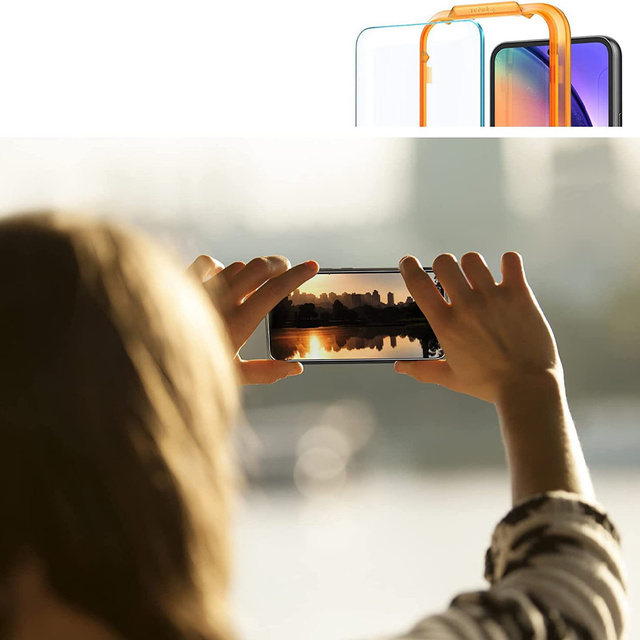 Tvrdené sklo Spigen Alm Glas.TR po 2 kusoch pre Samsung Galaxy A54 5G číre