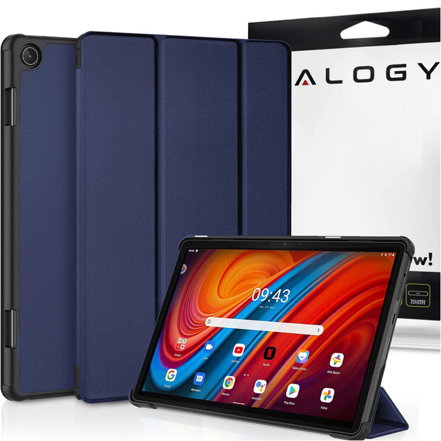 Etui Alogy Book Cover Case for Lenovo M10 3gen. 10.1” 2022 TB-328FU TB-328XU Granatowe