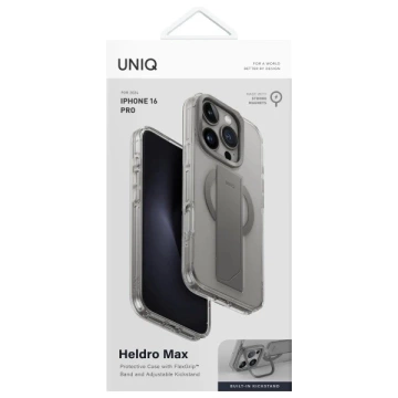 Etui do iPhone 16 Pro UNIQ Heldro Max Przezroczyste MagSafe