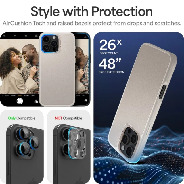 Puzdro Spigen Cyrill Kajuk Mag MagSafe pre iPhone 16 Pro Max Beige