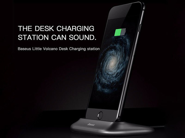 Baseus Little Volcano stacja dokująca iPhone Zlota + kabel