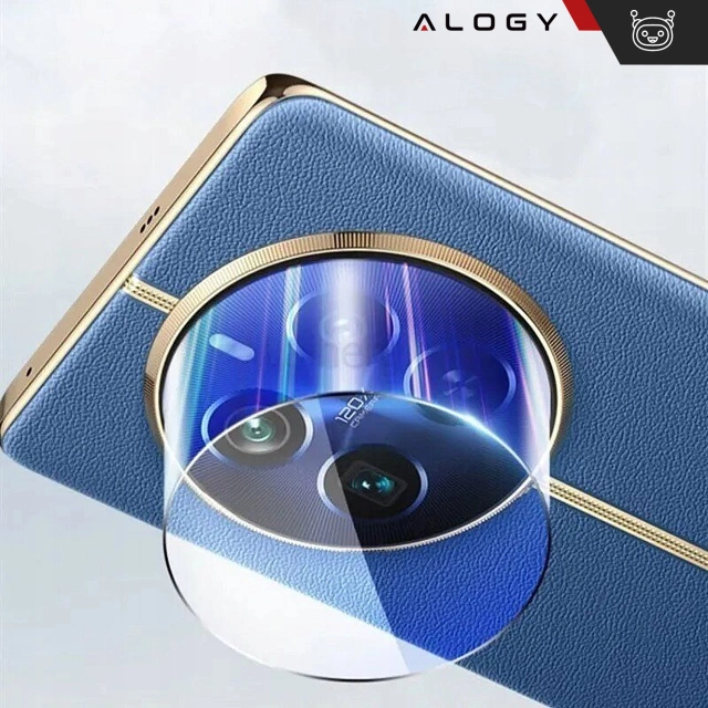 2x tvrzené sklo pro objektiv fotoaparátu pro Realme 12 PRO / Realme 12 PRO PLUS 5G Alogy Transparent