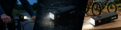 Bicycle Light Front LED Front Light Bicycle Lighting Waterproof IPX5 Alogy P12 Bike Light Black
