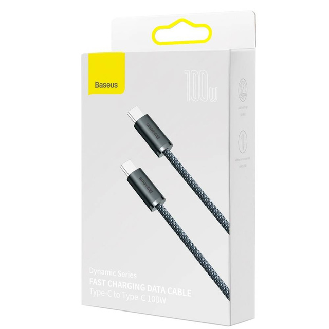 Strong Baseus Dynamic Series USB-C to USB-C PD QC Cable 100W 5A 2m Gray