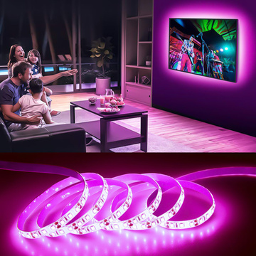 Vodotěsný RGB LED pásek 5m barevný napájecí zdroj Pilot 300 SMD driver