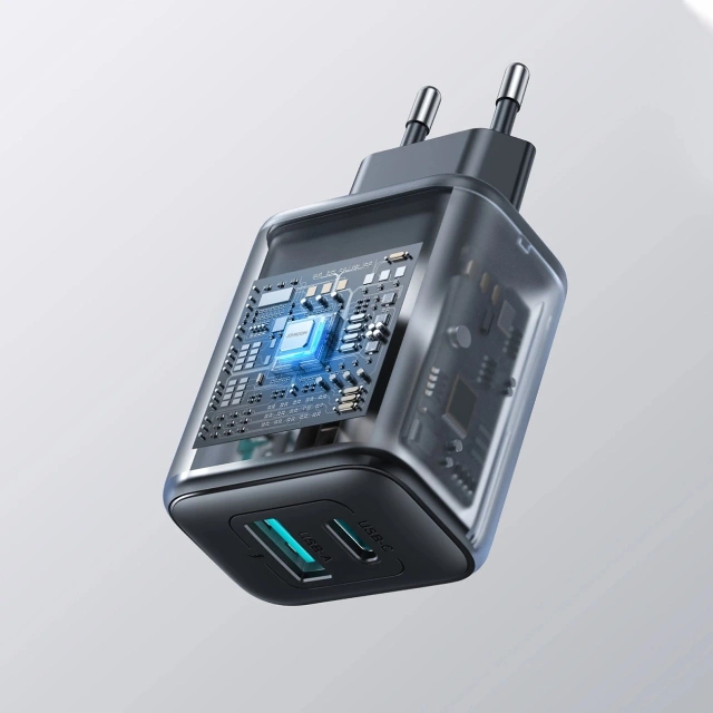 Joyroom Charger Network USB-C / USB-A 25W SFC / PPS / PD - Black