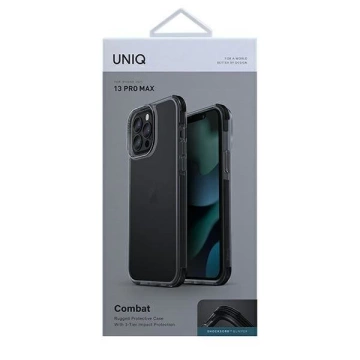 Чохол UNIQ Combat iPhone 13 Pro Max 6.7" black / carbon black