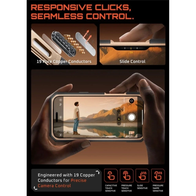 Etui Supcase UB Grip Pro Mag MagSafe do iPhone 17 Pro Max, Desert Gold