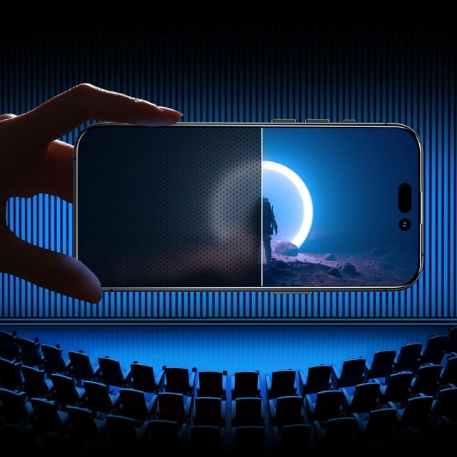 Загартоване скло Joyroom Knight 2.5D Privacy TG для iPhone 14 Plus із антишпигунським фільтром, повний екран із прозорою рамкою (JR-P03)