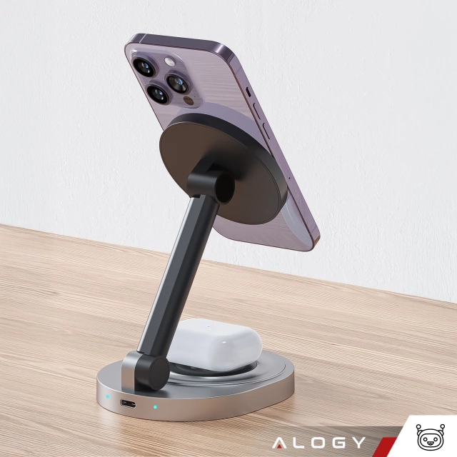 HUB splitter Alogy Adaptér pro počítačový notebook s USB-C na 3x USB-A 2.0 1x USB-A 3.0 šedý