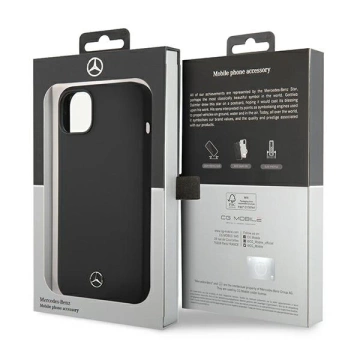 Чохол Etui Mercedes MEHMP14MSILBK для iPhone 14 Plus 6,7" Silicone Line Magsafe