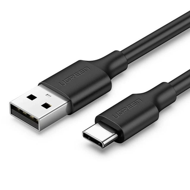 Uzelený kábel USB – kábel USB typu C 2 A 0,5 m čierny (60115)