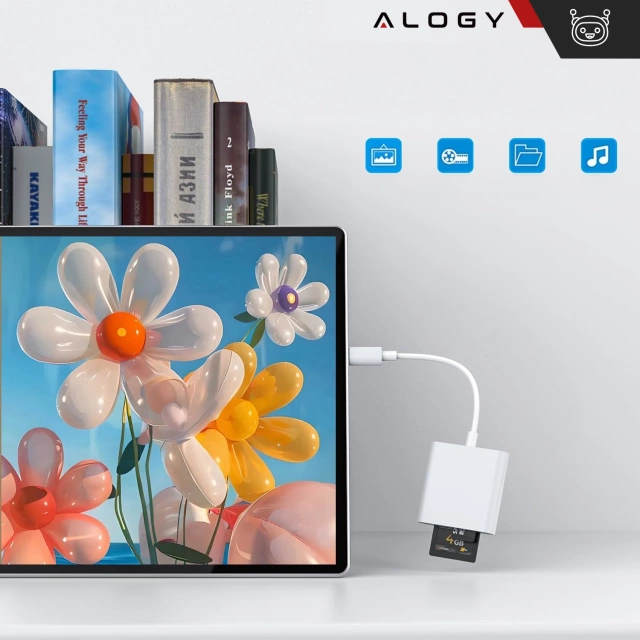Alogy SD Micro Card Reader для iPhone iPad Адаптер Lightning