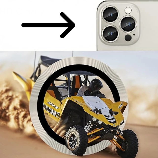 Скло для Apple iPhone 16 Pro / 16 Pro Max Camera Protector Lens 3mk Lens Protection Pro Titanium Grey Protective Cover