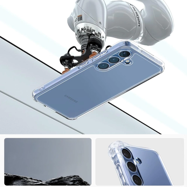 Чохол для Samsung Galaxy S25 Spigen Ultra Hybrid, кришталево прозорий