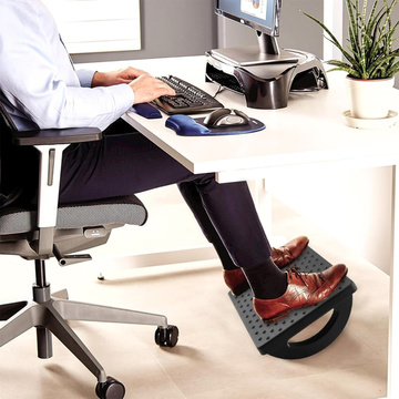Office footrest foot rest legs foot massage for office work adjustable angle adjustment black