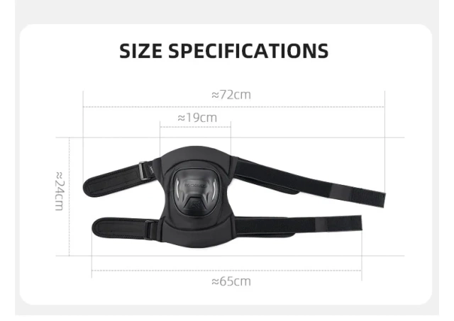 Chrániče kolien Rockbros 19230003001 - čierne