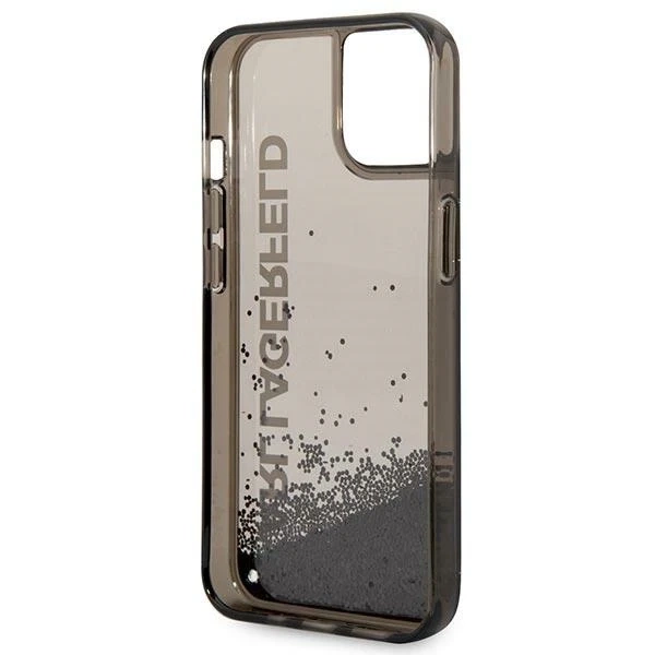 Etui Karl Lagerfeld KLHCP14MLCKVK na iPhone 14 Plus 6,7" pevné puzdro Liquid Glitter Elong