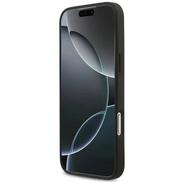 Etui Guess Hardcase 4G Big Metal Logo do iPhone 17 Pro Max, czarne