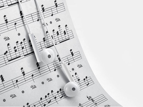 Originální dálkový ovladač pro mikrofon Huawei AM115 3,5mm bílý