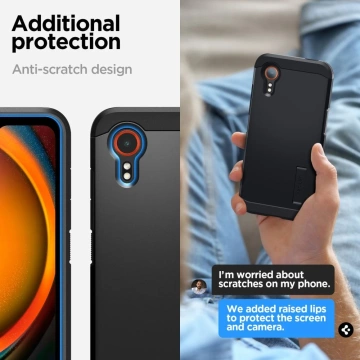 Pouzdro Spigen Tough Armor pro Samsung Galaxy XCover 7 Pro černé