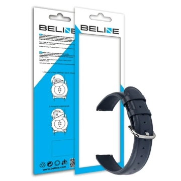 Univerzální řemínek na chytré hodinky Beline Watch pro 20mm hodinky Elegance tmavě modrá/námořnická