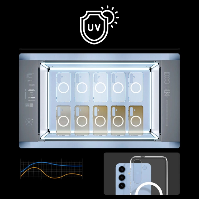 Samsung Galaxy S25 Spigen Ultra Hybrid Mag MagFit Hülle Transparent