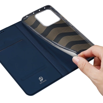 Dux Ducis Skin Pro Hülle Xiaomi 13 Pro Hülle mit Flip Card Wallet Ständer blau