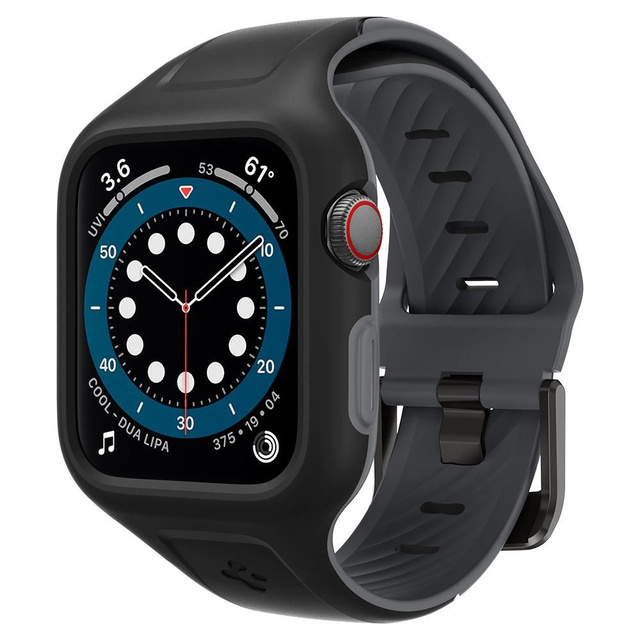 Chránič Spigen Liquid Air "Pro" pro Apple Watch 4 / 5 / 6 / 7 / SE (40 / 41 mm) černý