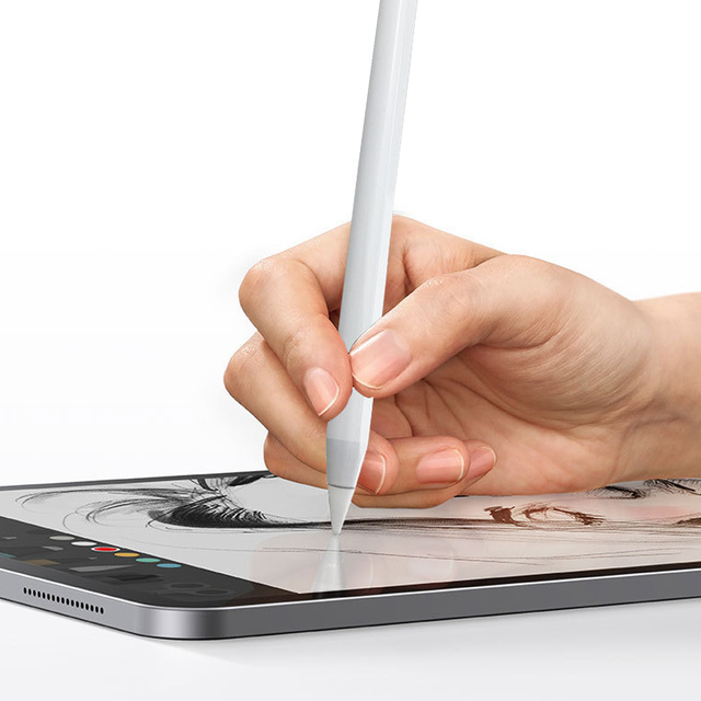 Magnetic Pencil Precision Marking & Sketching Pen for Apple iPad Pro/ Air/ Mini White