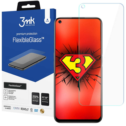 3mk Schützendes Hybridglas Flexibles Glas 7H für Realme 8i