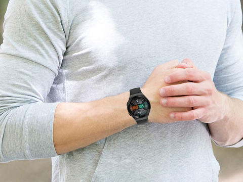 Rubber Alogy soft band universal sport strap for smartwatch 22mm Black